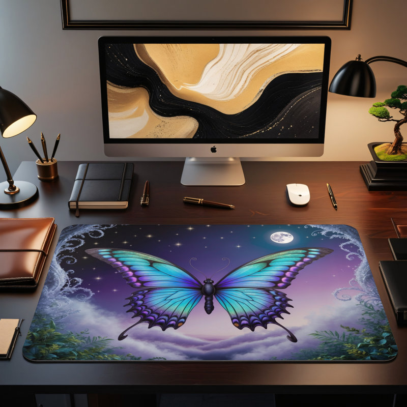 Polyester Desk Pad, 31.5x15.5