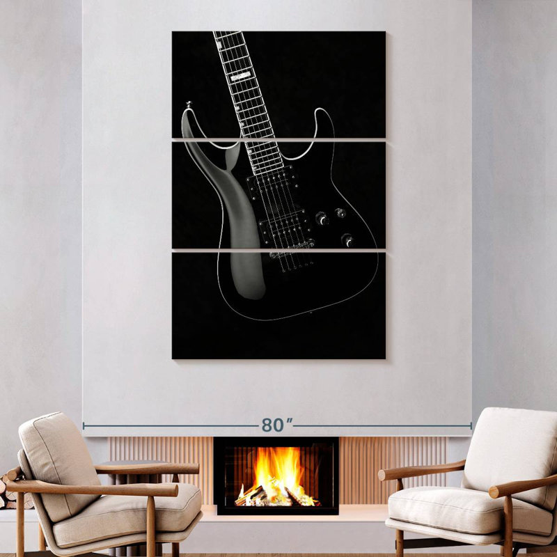 Guitare électrique BW, H 74 po x l 48 po