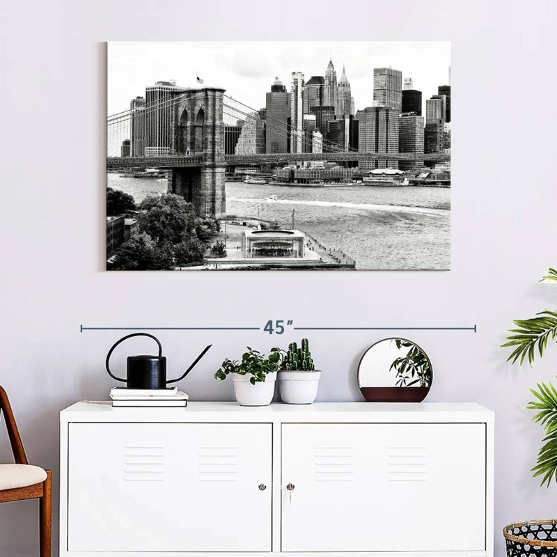 Harpa The Brooklyn Bridge, 8" H x 12" W