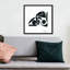 «Black and White Modern» par Joss & Main - reproduction de cadre flottant sur toile-68916528-68916526