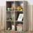 CAPHAUS Zaza 6 Cube 11-Inch Cube Storage Organizer Shelf Bookcase, Rustic Grey Oak or White-1905281779