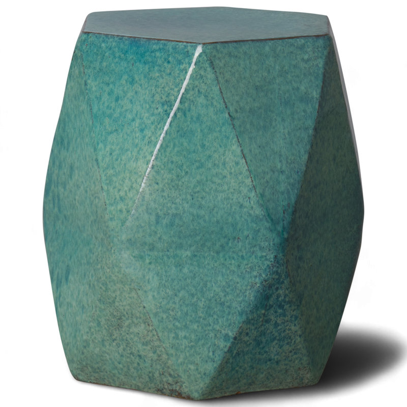 Ibtihal Garden Stool, Teal