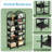 Versatility Display Shelf,Compact Bookshelf,Arched Corner Bookcase