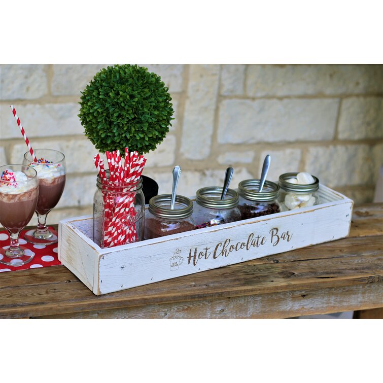 DIY tiered tray hot chocolate station ideas - Salvaged Living