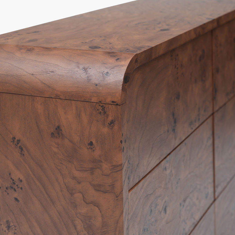 127 cm W Chest of 6 Drawers, 80cm H x 127cm W x 38cm D