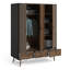 Levine 3 Door Manufactured Wood Wardrobe-361231043