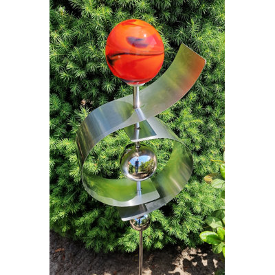 Rockcale Metal Abstract Gazing Ball