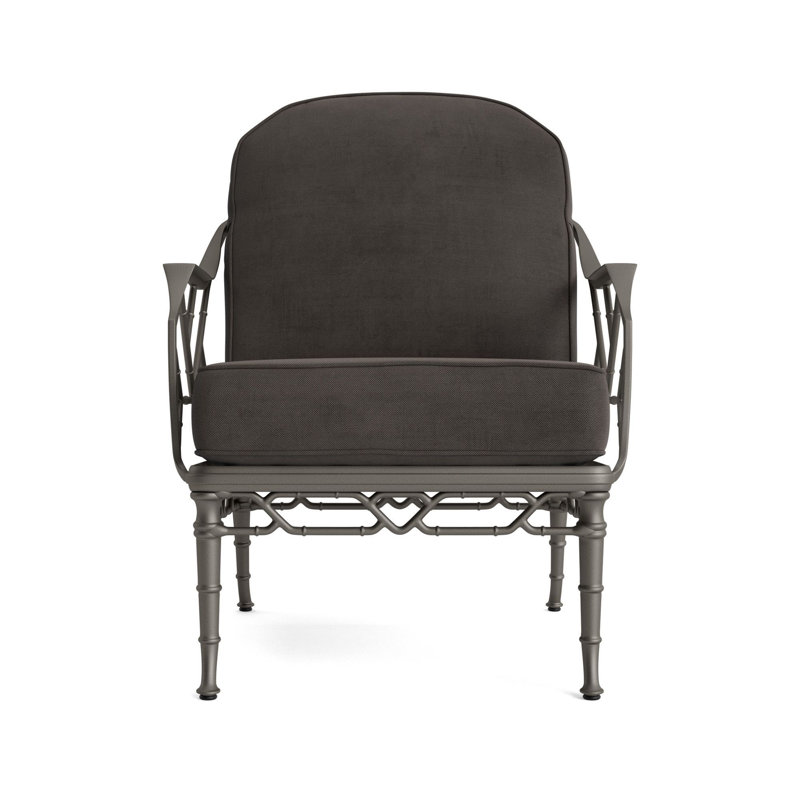 Calcutta Outdoor Lounge Chair, Mica, Fusion Charcoal