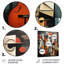 «Music Performance Cubist Portrait II - Theatre», art mural en métal-135630089