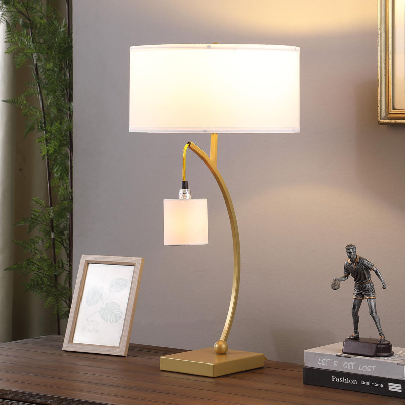 Lampe de table 28 po, Doré