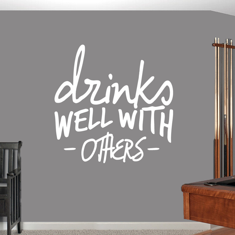Non-Wall Damaging Wall Decal, White