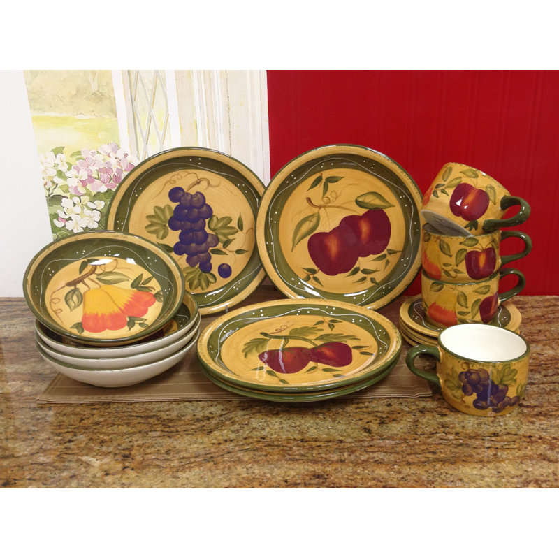  collection De Vaisselle Tuscany Mixed Fruit
