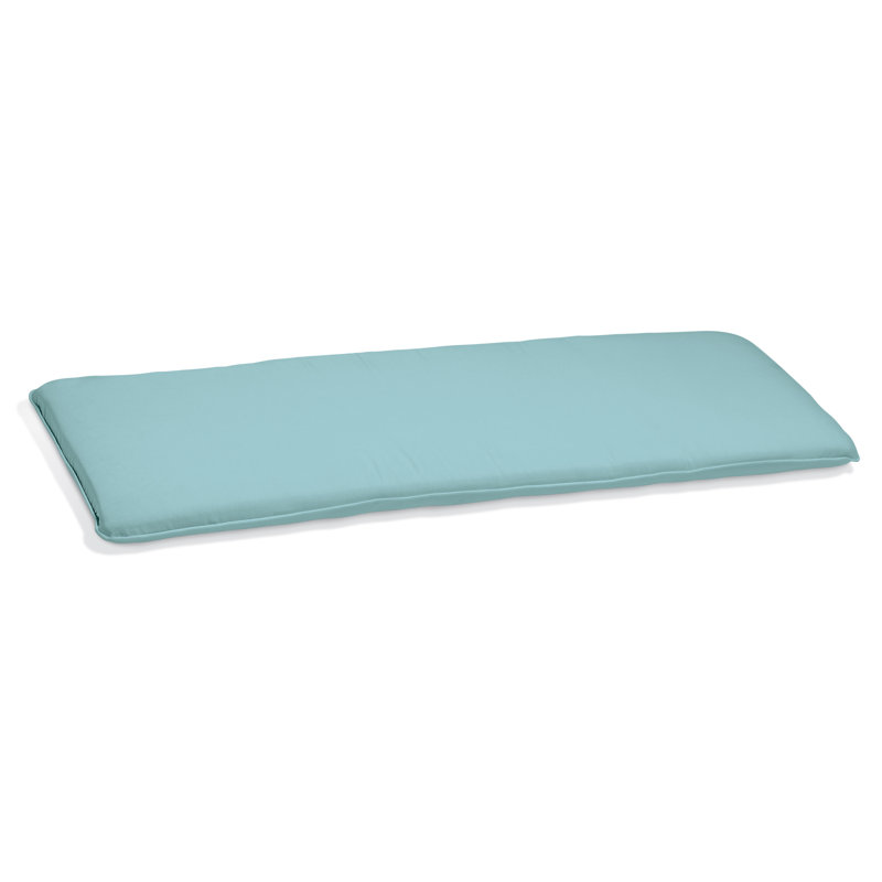 Sunbrella Outdoor Bench, 2.5" H x 60.25" W x 19.5" D, Hunter Green