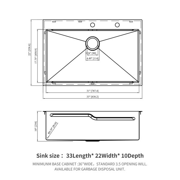 Dimensions du produit