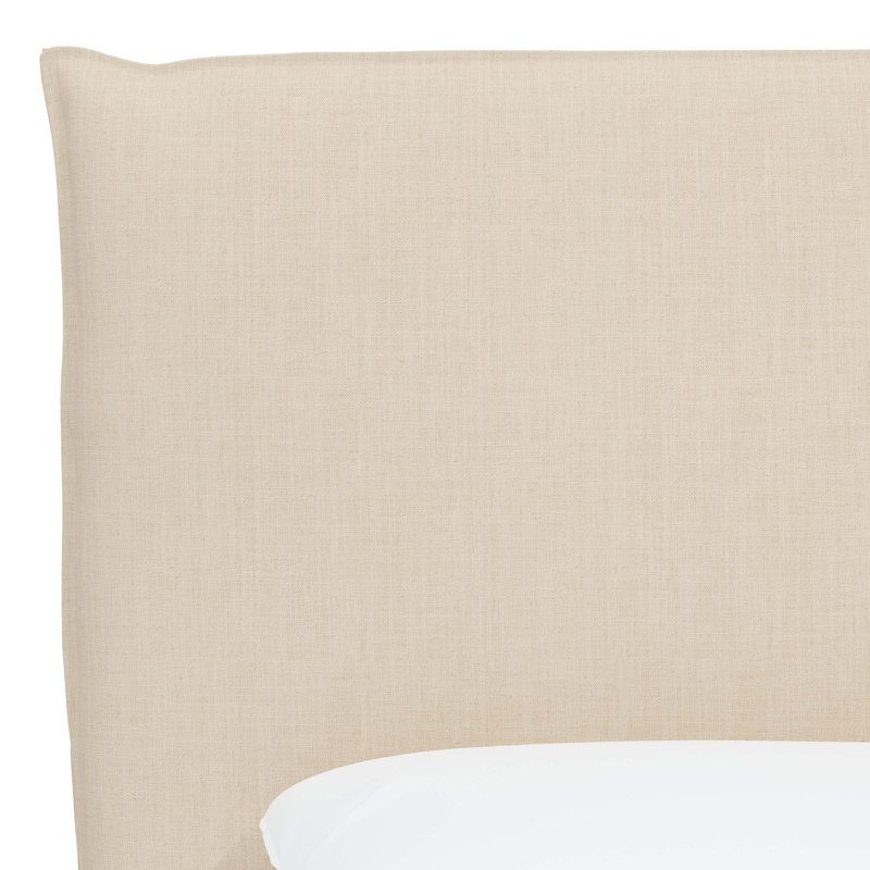 Tête de lit tapissier Halcyon, Très grand, Lin classique