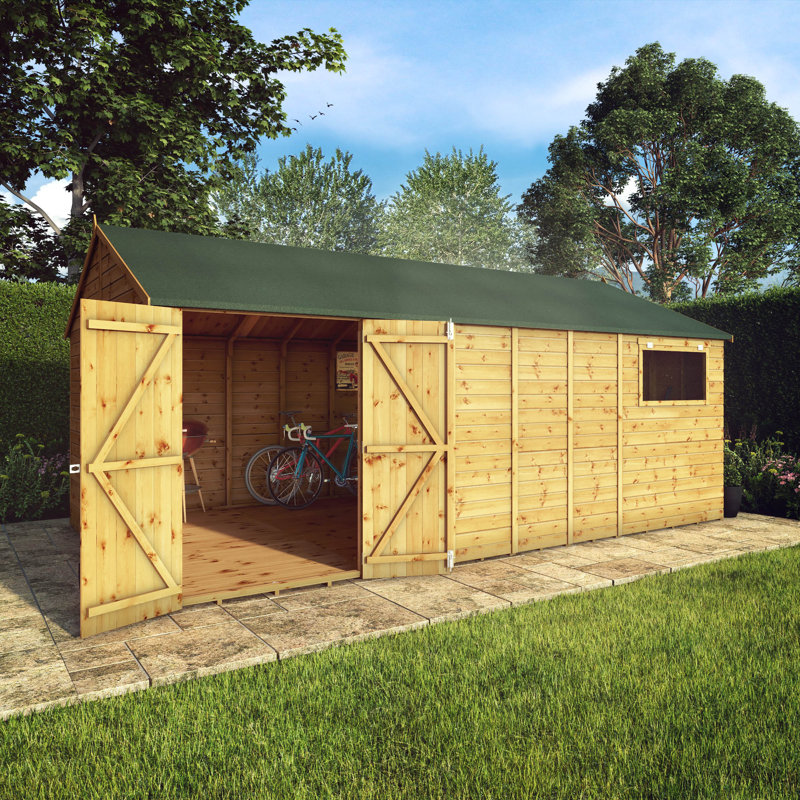 Mercia 18 x 10ft Premium Shiplap Reverse Apex Workshop