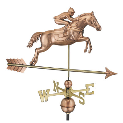 Girouette de cheval et de conducteur