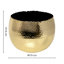 Hammered Metal Indoor Planter Bowl-35318725-35458531