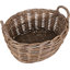 Hand Woven Wicker Laundry Hamper with Handles