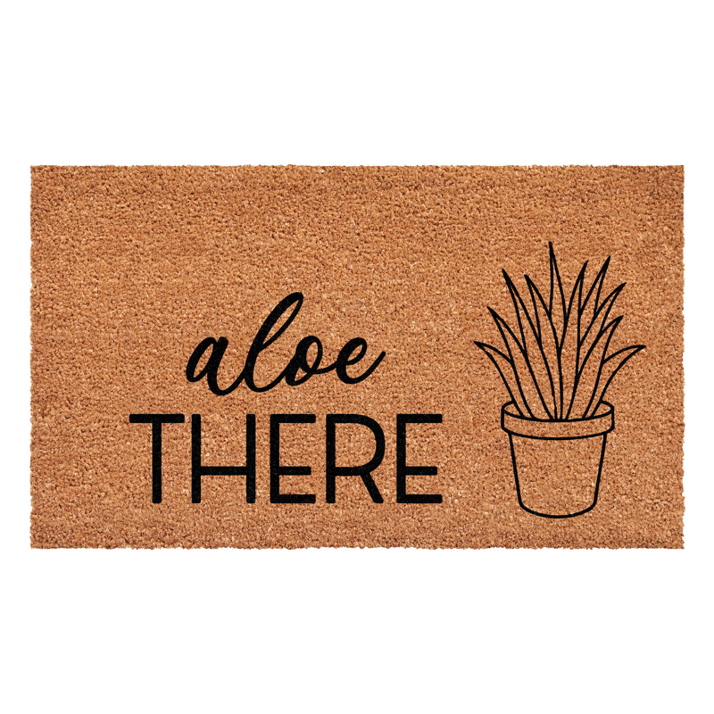 Aloe There Doormat 17" x  29"