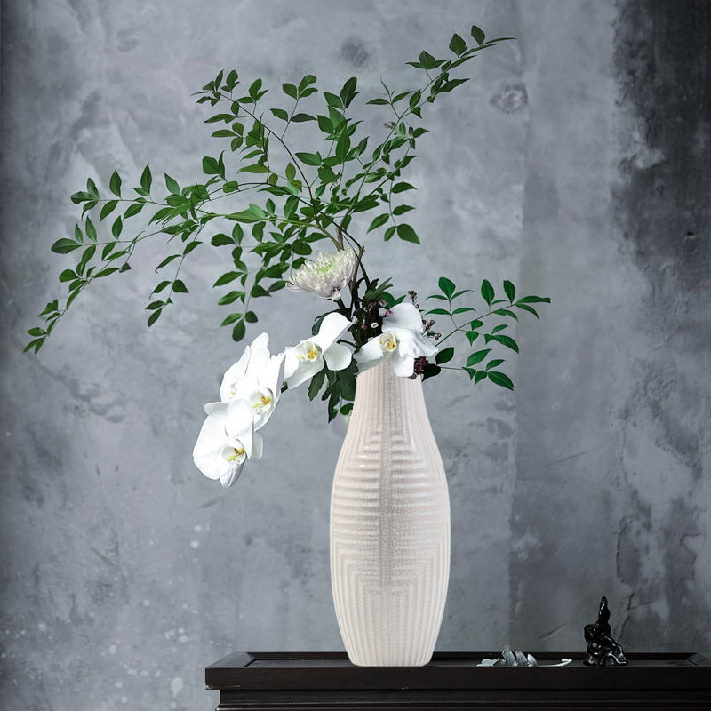 Ceramic Vase, Flower Vase, Modern Decor Vases, White