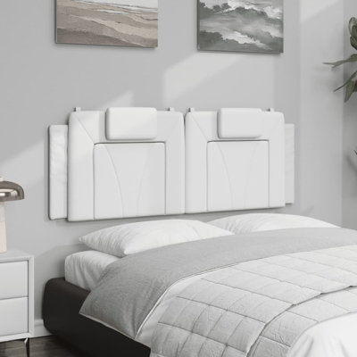 Coussin de tête de lit vidaXL blanc 137 cm vidaXL