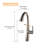 Kitchen Faucet With Pull Out Spraye,Brushed Nickel