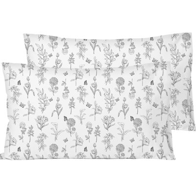 Digital Printed Patterned Fabric Pillowcases Set