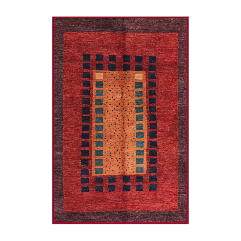 Tapis abstrait moderne, Rectangle 5 pi x 7 pi