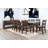 Meriwether 8 - Person Extendable Mahogany Solid Wood Top Four Leg Base Dining Set