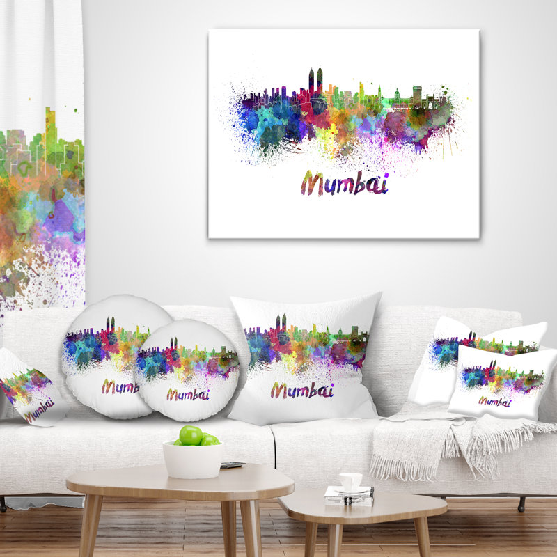 Coussin Mumbai Skyline - Cityscape