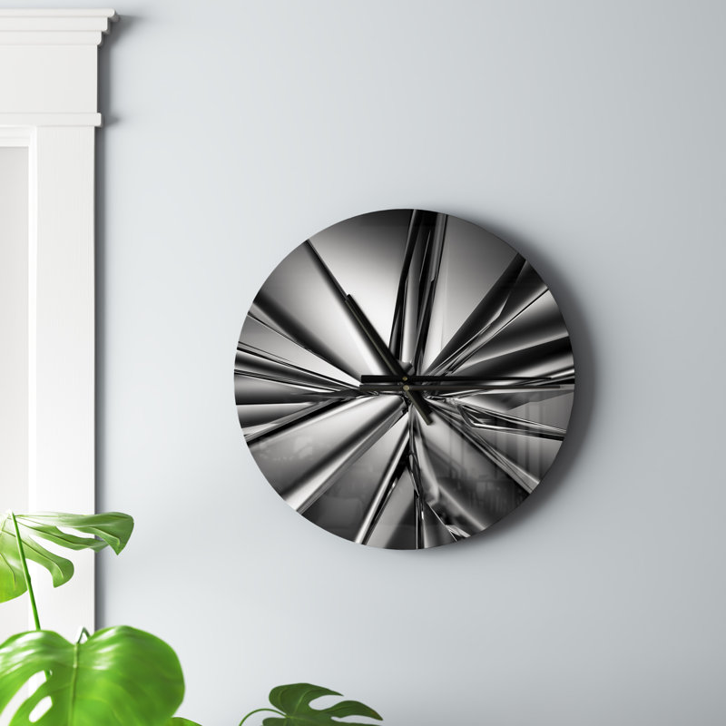 Strandquist Metal Wall Clock, Oversized