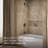Purist Rite-Temp Bath And Shower Trim Kit With Push-Button Diverter And Cross Handle, Without Showerhead