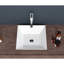 Lavabo vasque carré en céramique blanche 16X16