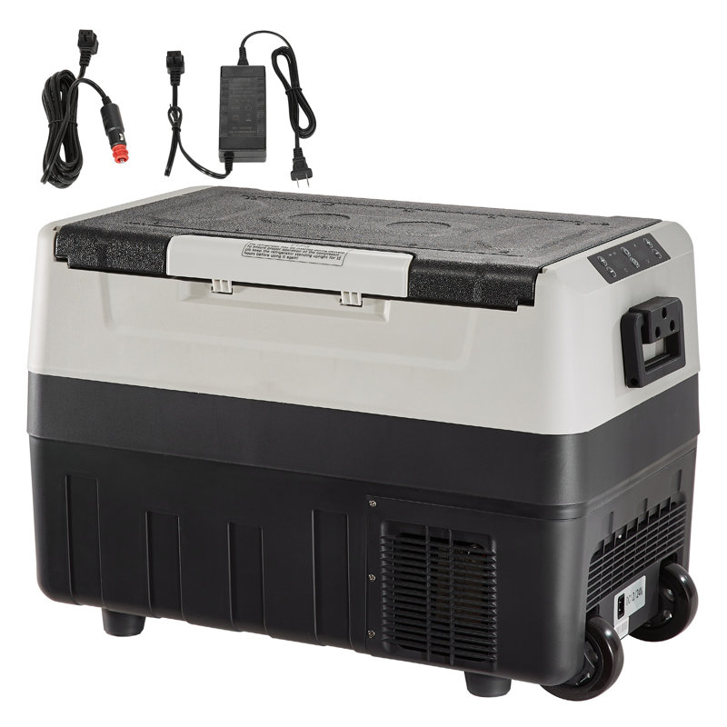 Réfrigérateur portatif 37 litres pour voiture, refroidisseur à compresseur 12 V DC