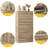 22.4'' Wide 12 Pair 3 Tippers Shoe Storage Cabinet-1585086793