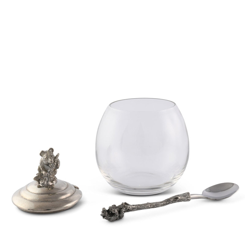 Woodland Creatures Glass Jar