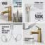 Sterling 7" H Single Handle Single Hole Bathroom Faucet-59866073
