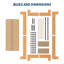 Structure de lit plateforme en bois, support de lattes en bois, aucun sommier requis, assemblage facile, conception silencieuse, espace de rangement sous le lit-909118235-909118252