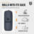 Nomic Lumin AIR Wide Sleeping Pad for Camping, 4 Inch with Pillow, Granite