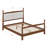 Mid-Century Upholstered Bed Frame With Headboard-110771513-110771510