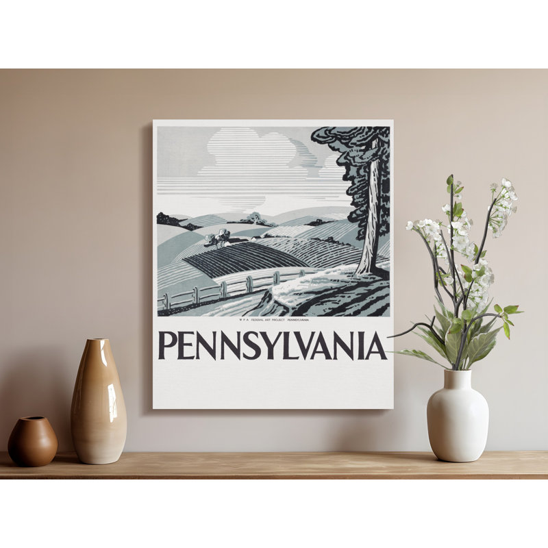 Coury Wrapped Canvas Print Set, 15x30