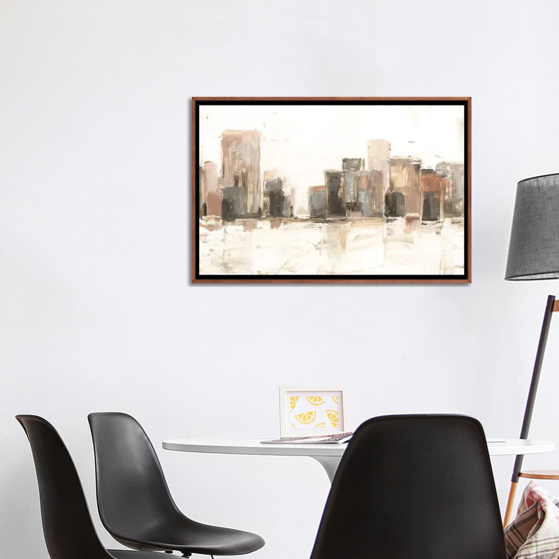 «City Vista II» par Ethan Harper - reproduction d'art, Pas de tapis, H 26 po x l 40 po x 1,5 po
