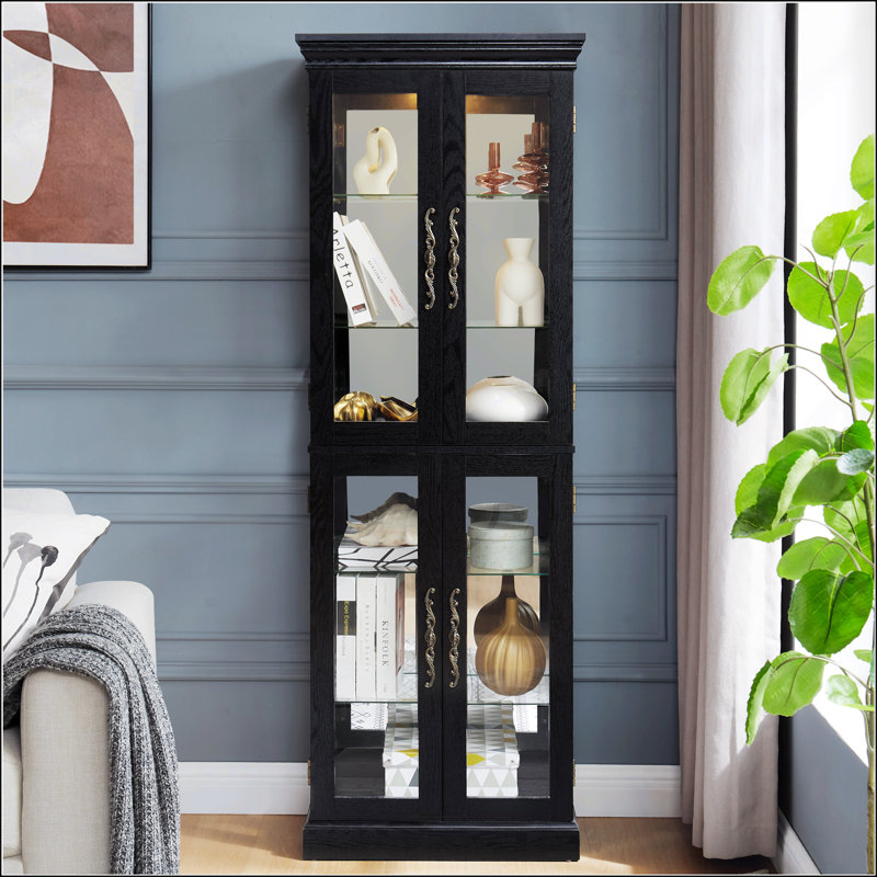Vitrine vitrée élégante