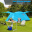 Tente de camping 4 personnes avec voile d'ombrage-61724731
