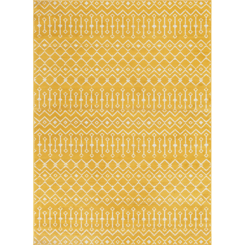 Tapis marocain à treillis Alecto, Rectangle 7 pi 10 po x 11 pi