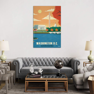 Washington D.C - No Frame Print on Canvas