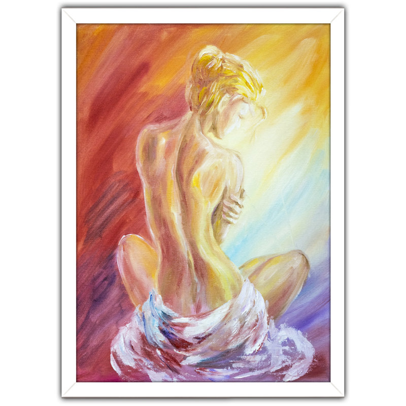 « nu 1 », reproduction d’art encadrée, H 51,5 po x l 35,5 po x P 0,75 po