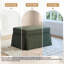 Pouf de rangement rectangulaire capitonné avec couvercle relevable (paquet de 2)-908526623