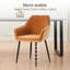 Sexton Upholstered Diamond Stitching Velvet Arm Dining Chair with Thick Cushion-1269582100-1333877204